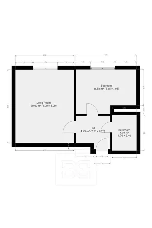 Pronájem bytu 2+kk, Praha - Řepy, Karlovarská, 42 m2