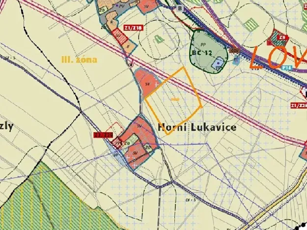 Dražba pole, Lovečkovice, 21494 m2