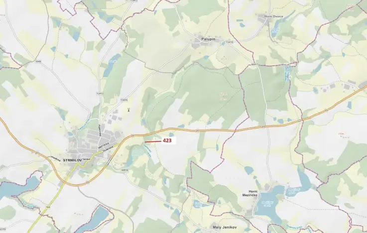 Dražba lesa, Strmilov, 140 m2