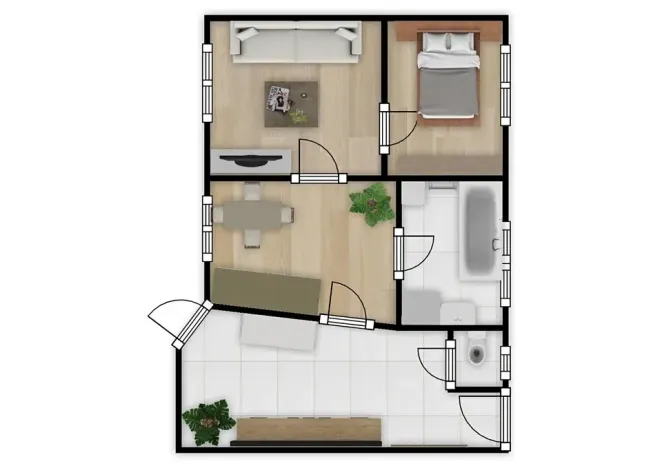 Pronájem rodinného domu, Rosice, Na Mýtě, 58 m2