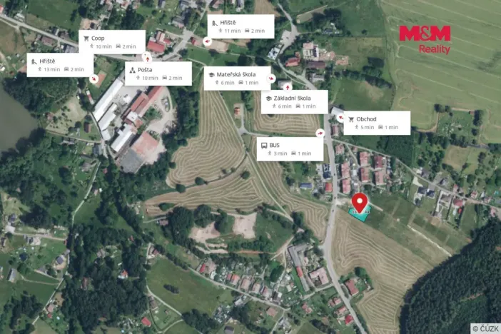 Prodej pozemku pro bydlení, Vítězná - Kocléřov, 1000 m2