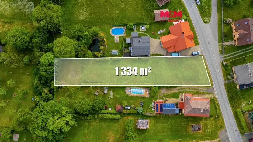 Prodej pozemku pro bydlení, Zásada, 1334 m2