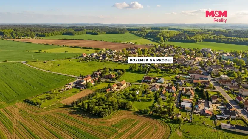 Prodej pozemku pro bydlení, Vlkava, Na Bahýnkách, 2660 m2