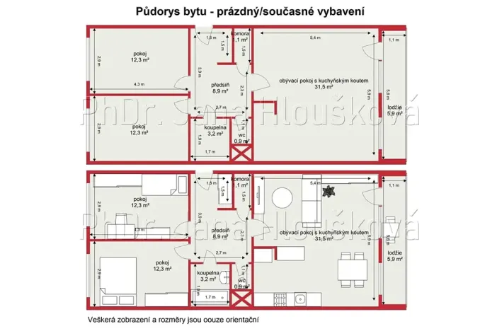 Prodej bytu 3+kk, Praha - Modřany, Kutilova, 68 m2