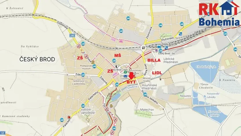 Prodej bytu 3+kk, Český Brod, Jungmannova, 59 m2