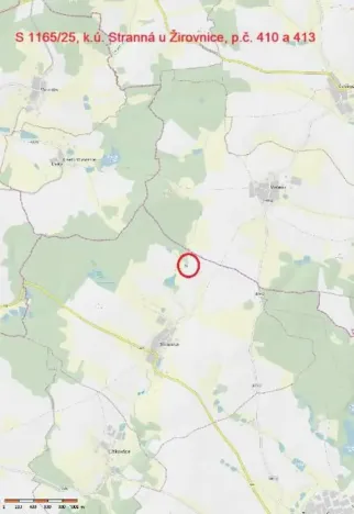 Prodej lesa, Žirovnice, 1258 m2