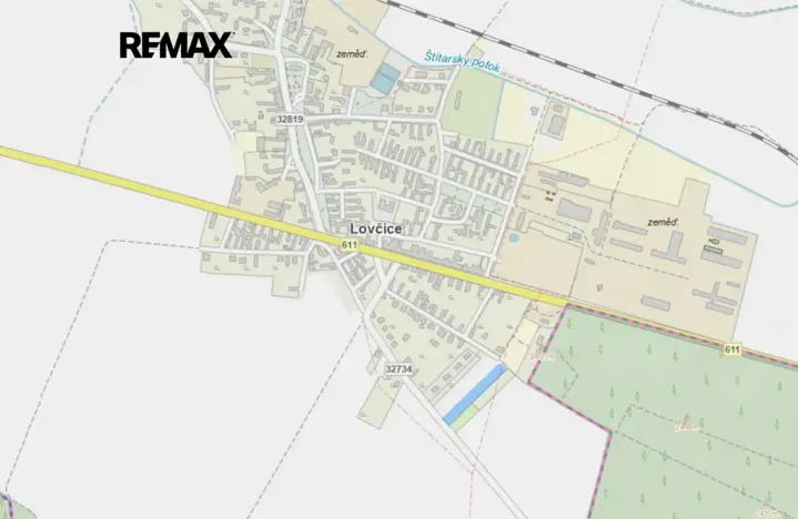 Prodej podílu pozemku pro bydlení, Lovčice, 1007 m2