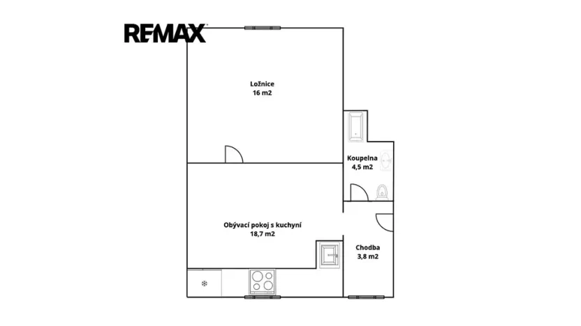 Prodej bytu 2+kk, Hostivice, Čsl. armády, 43 m2