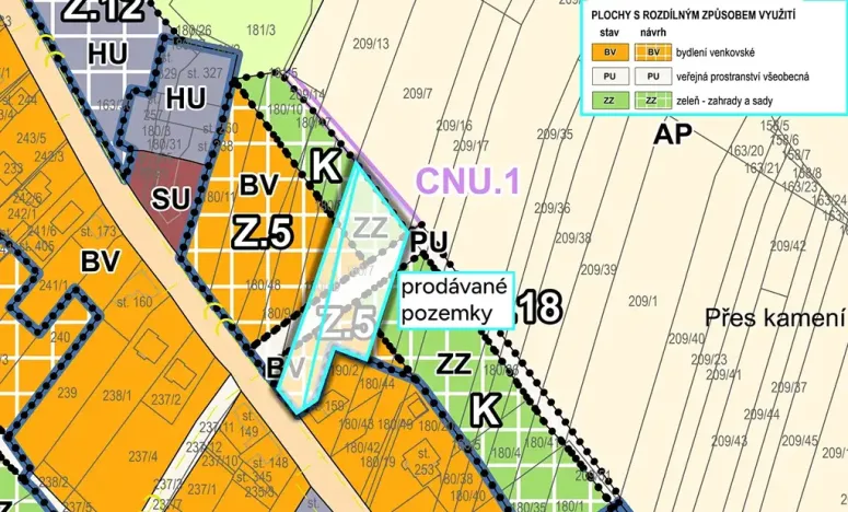 Prodej pozemku pro bydlení, Pavlice, 3292 m2