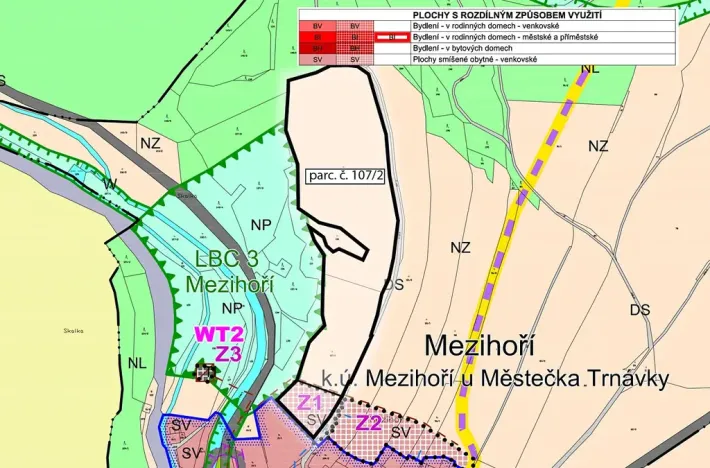 Prodej podílu pozemku pro bydlení, Městečko Trnávka, 8155 m2