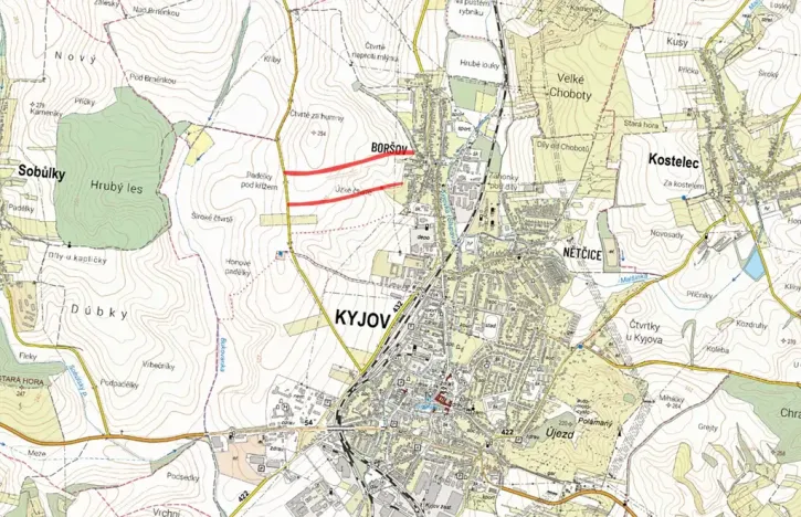 Prodej pozemku pro bydlení, Kyjov, 14450 m2