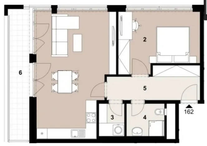 Pronájem bytu 2+kk, Praha - Hloubětín, Poděbradská, 67 m2