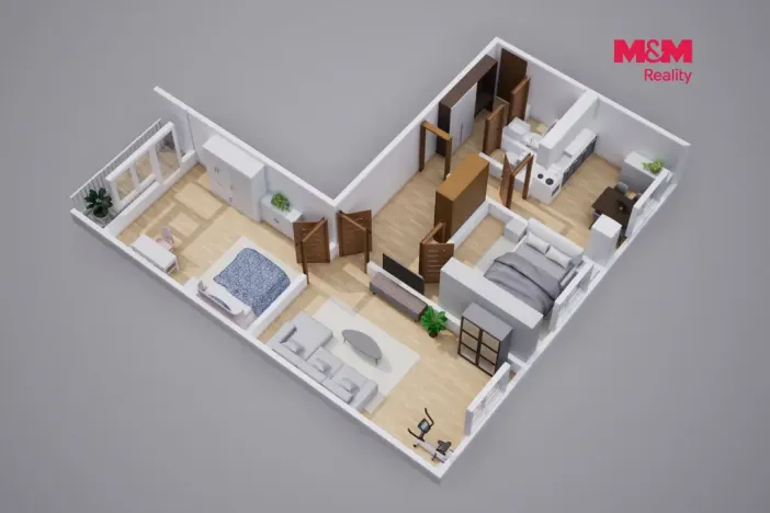 Prodej bytu 3+1, Klášterec nad Ohří, Příčná, 76 m2