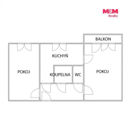 Prodej bytu 2+1, Ostrava - Hrabůvka, Mitušova, 57 m2