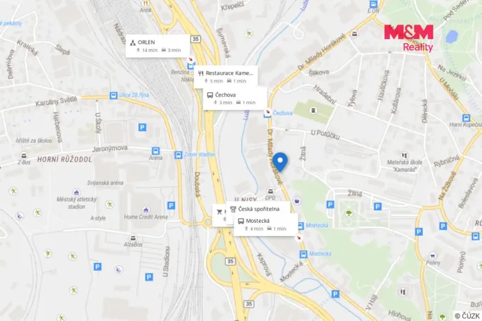 Prodej bytu 2+kk, Liberec - Liberec VI-Rochlice, Dr. Milady Horákové, 41 m2