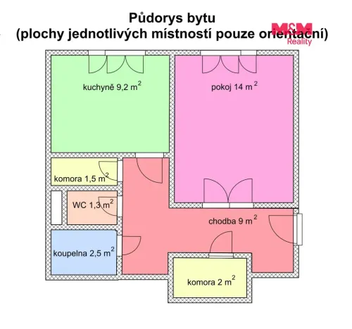 Prodej bytu 1+1, Ostrava - Poruba, Čkalovova, 39 m2