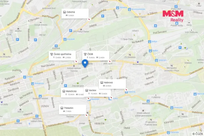 Prodej obchodního prostoru, Praha - Žižkov, Biskupcova, 54 m2