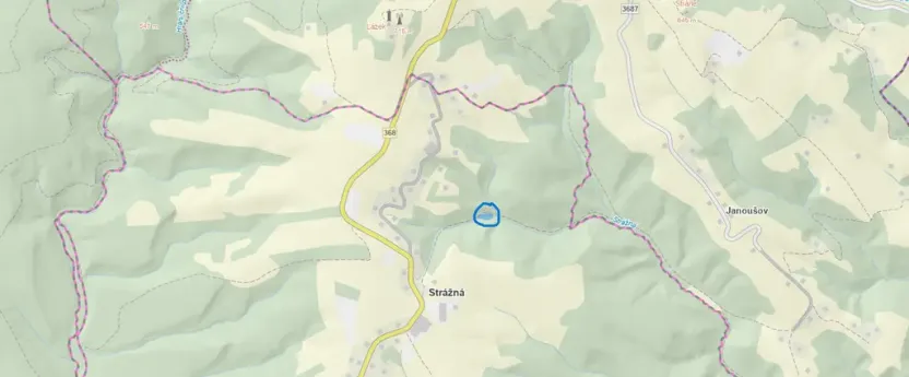Prodej louky, Strážná, 2049 m2