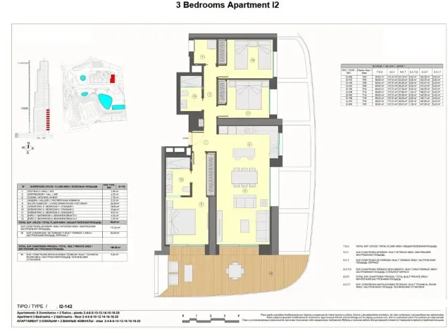 Prodej bytu 4+kk, Benidorm, Španělsko, 146 m2