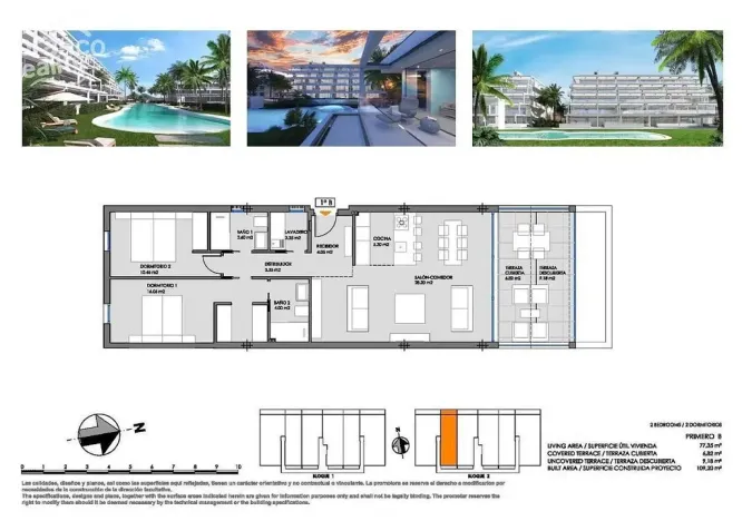 Prodej bytu 3+kk, Cartagena, Murcia, Španělsko, 109 m2