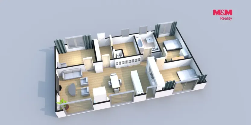 Pronájem rodinného domu, Zbraslavice - Radvančice, 170 m2