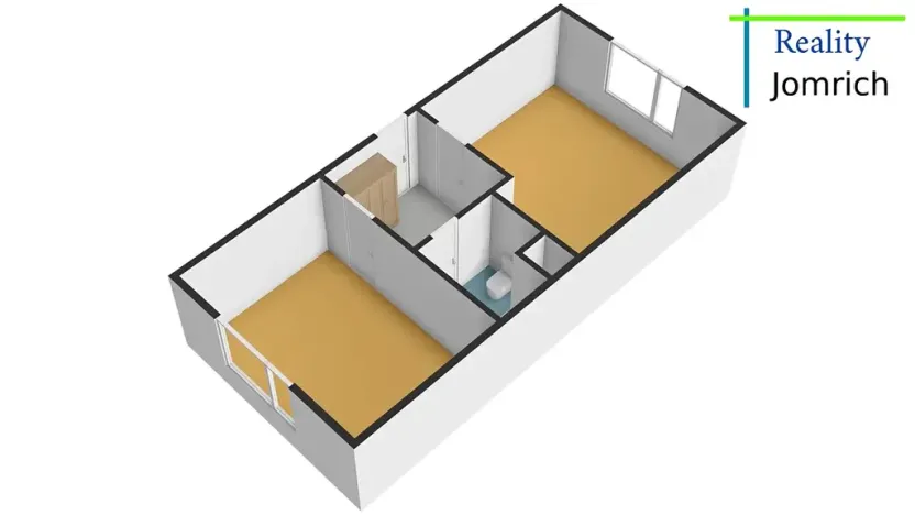 Prodej bytu 2+kk, Liberec, Na Žižkově, 42 m2