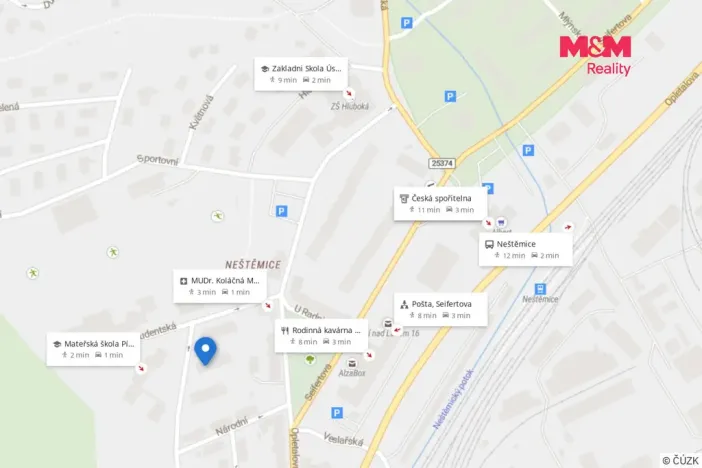 Prodej bytu 2+1, Ústí nad Labem - Neštěmice, Studentská, 53 m2
