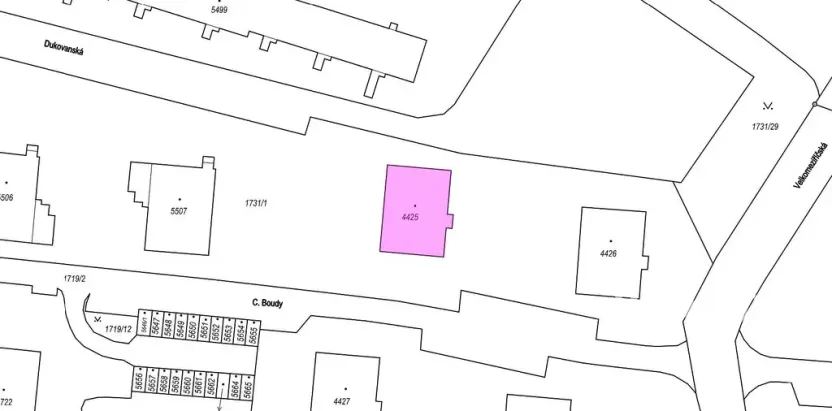 Pronájem bytu 2+kk, Třebíč - Nové Dvory, C. Boudy, 33 m2