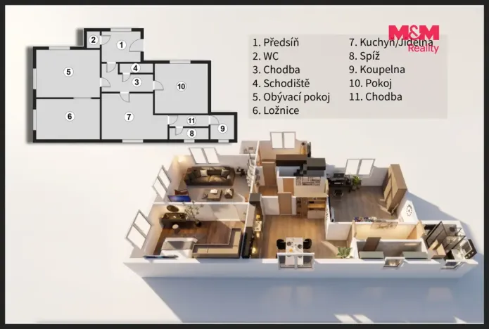 Prodej rodinného domu, Malá Víska, 110 m2