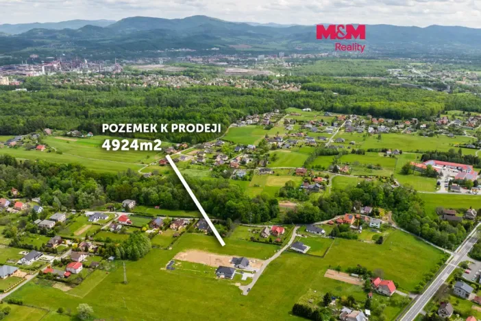 Prodej pozemku pro bydlení, Třinec - Nebory, 4924 m2