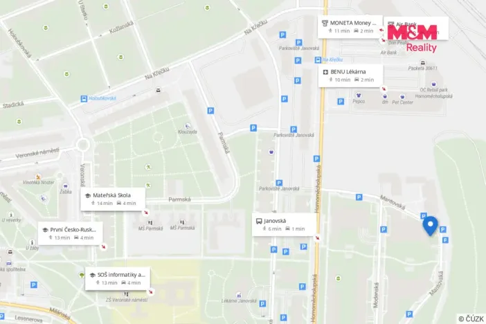Prodej bytu 3+kk, Praha - Horní Měcholupy, Mantovská, 90 m2
