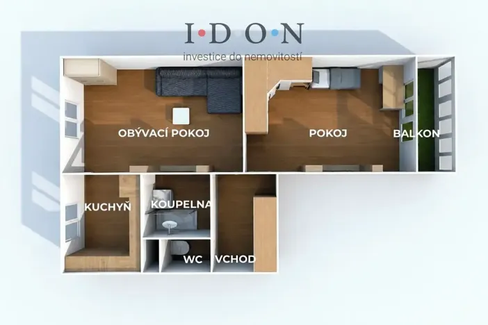Prodej bytu 2+1, Karviná, tř. Těreškovové, 52 m2