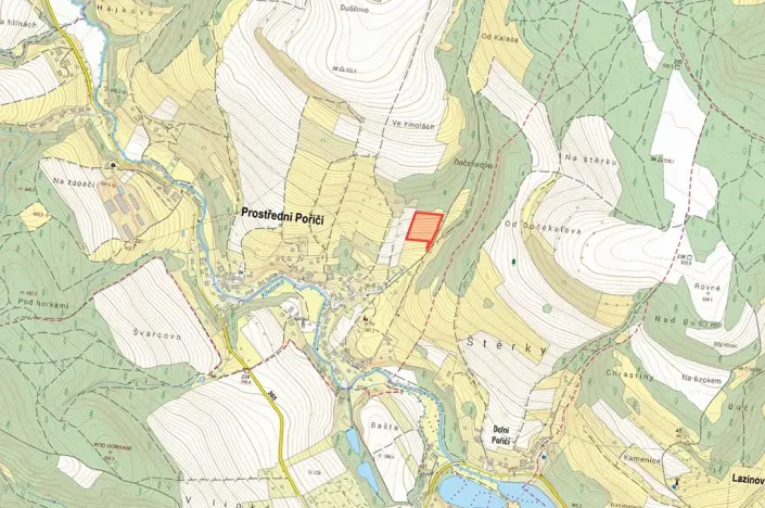 Prodej louky, Prostřední Poříčí, 11708 m2