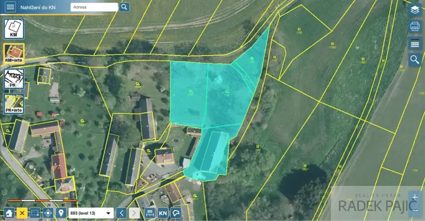 Prodej pozemku pro bydlení, Čížkov, 4058 m2