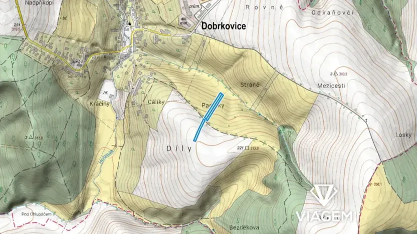 Prodej podílu pole, Dobrkovice, 1945 m2