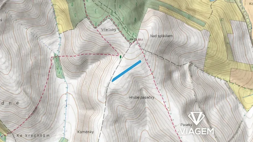 Prodej podílu pole, Tupesy, 869 m2