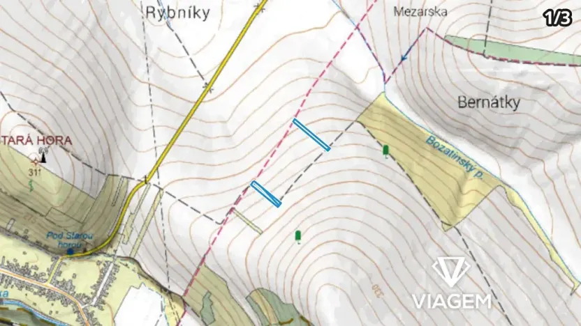 Prodej podílu pole, Velká nad Veličkou, 3359 m2