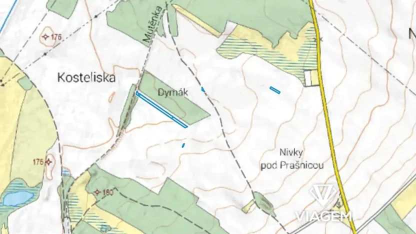 Prodej podílu pole, Dubňany, 1314 m2
