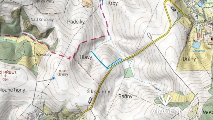 Prodej podílu pole, Koryčany, 1738 m2