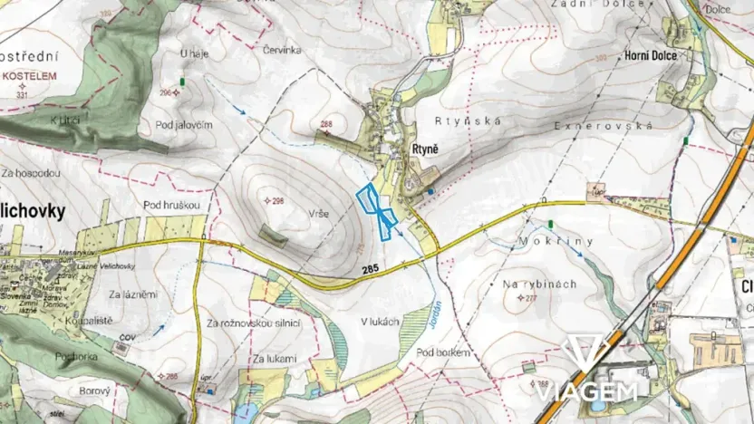 Prodej podílu pole, Rtyně v Podkrkonoší, 884 m2