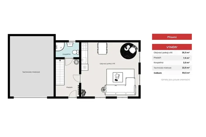 Prodej rodinného domu, Stará Paka, 59 m2