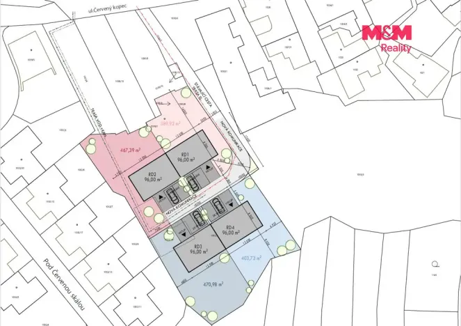 Prodej pozemku pro bydlení, Brno, Červený kopec, 1842 m2