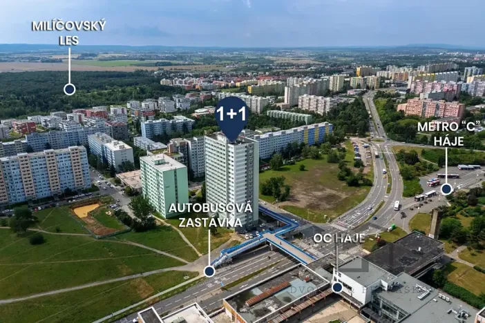 Prodej bytu 1+1, Praha - Háje, Bajkonurská, 52 m2