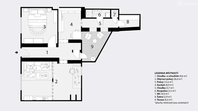 Prodej bytu 4+1, Nedvědice, 127 m2