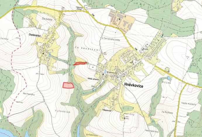 Prodej pole, Hněvkovice, 10138 m2