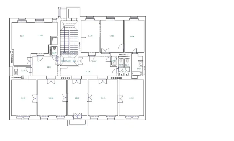 Pronájem kanceláře, Praha - Vinohrady, Mánesova, 261 m2
