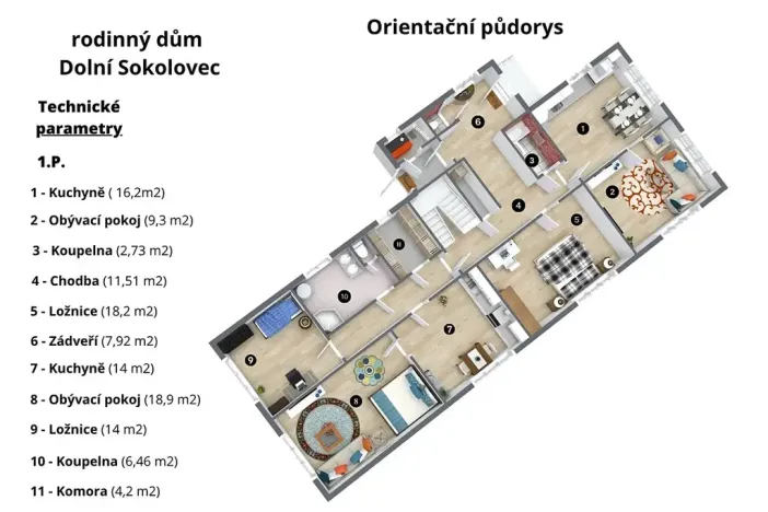 Prodej rodinného domu, Dolní Sokolovec, 269 m2