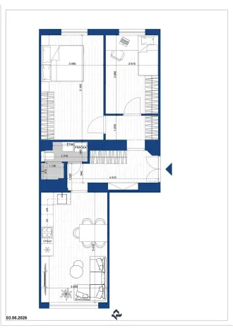 Prodej bytu 3+kk, Praha, Erbenova, 59 m2