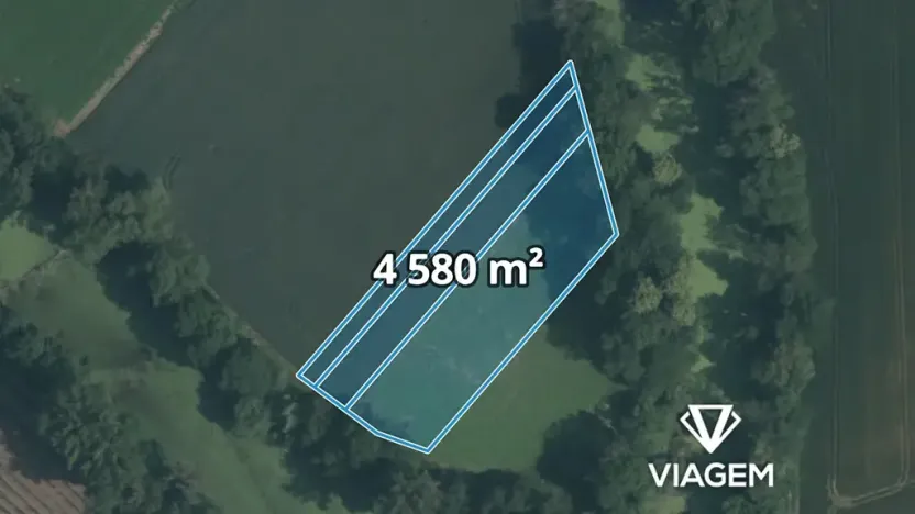 Prodej podílu pole, Slavětín, 441 m2