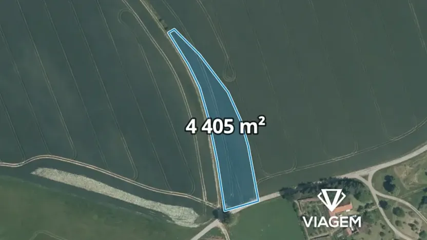 Prodej podílu pole, Zvěstov, 1101 m2